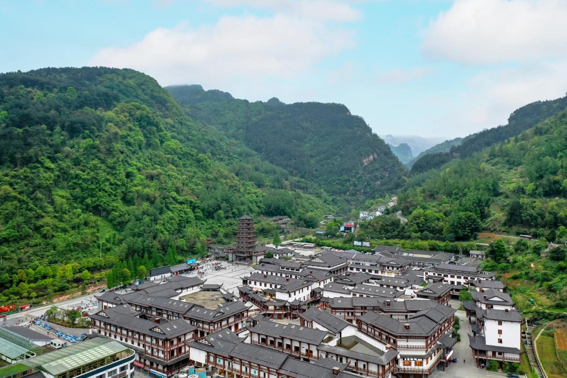 Mountain View Guesthouse Чжанцзяцзе Экстерьер фото